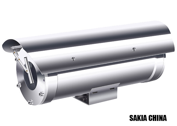 IP68 Flameproof Fixed Large Explosion Proof Camera Housing With Wiper System