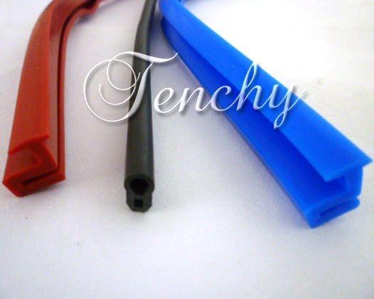 Solid Silicone Rubber Seal Extrusion Profiles For Heat Resistant Weather