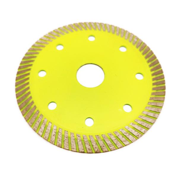Metal Powder Diamond Circular Saw Blade No Chapping 4 inch Ultra-Thin for Stone