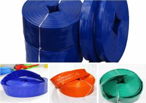 China PVC reinforced hose / PVC lay flat hose pipe, Agriculture Irrigation Hose Supplier PVC Lay Flat Hose on sale