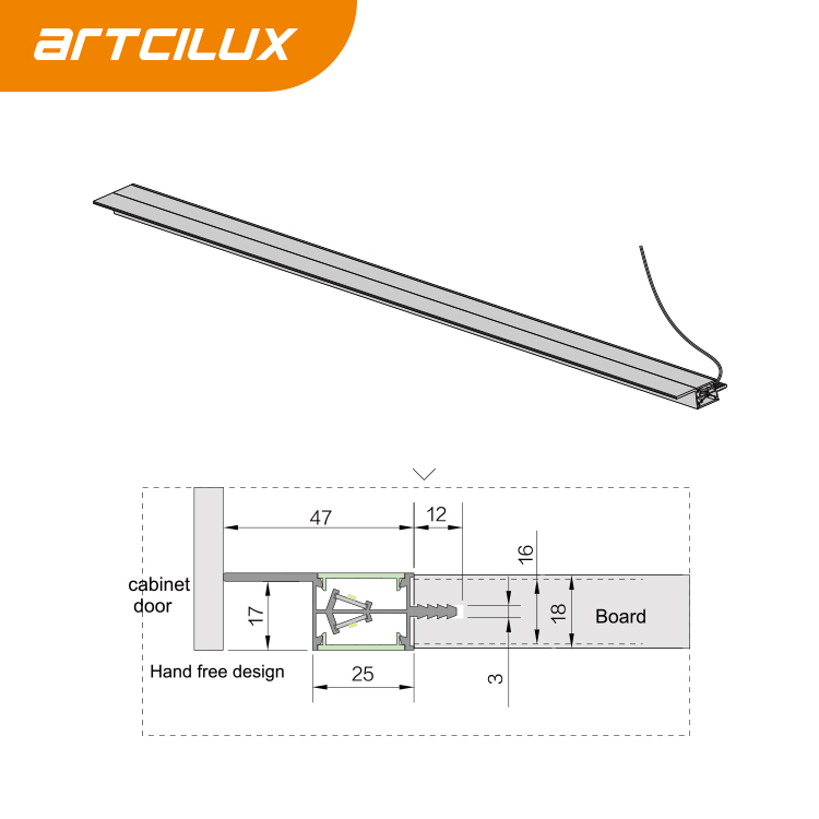 Wooden Board Light With Aluminum Profile Indoor Illuminance A2700/A2710/A2750