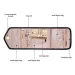 FOLDING JEWELRY BAG TRAVEL PORTABLE JEWELRY STORAGE BAG MULTI-RING EARRINGS