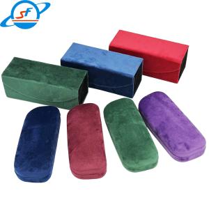 Wholesale Multicolored Velvet Glasses Case Retro Vintage Eyeglasses Case Eco Friendly from china suppliers