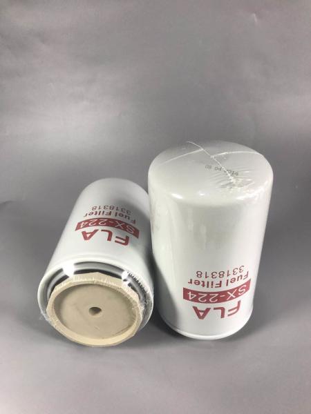 Heavy Duty Excavator Fuel Filter Standard Size Cost Effective Rubber Gasket
