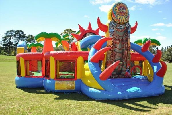 Outdoor Inflatables Bouncy Castle , Inflatable Party Game Toys Kids Mini