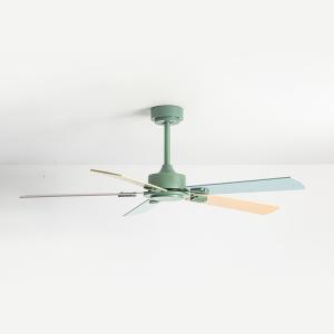 Wholesale 42/52/56 Inches Remote Dc Plywood Blade Fashion Design Modern Living Room Kitchen Coffee Shop Ceiling Fan No Light from china suppliers