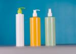 PET Plastic Shampoo Wash Hand Lotion Pump Bottle 550ml Amber Green Clear