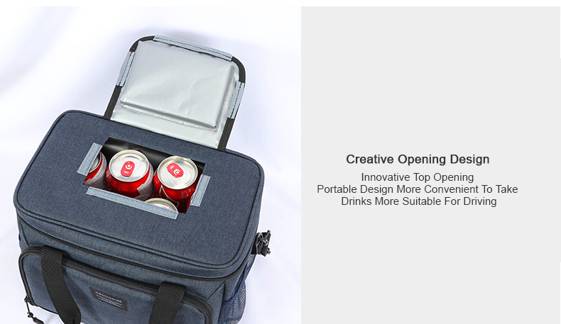 16L Insulated Thermal Cooler Lunch Box Bag For Picnic Refrigerator