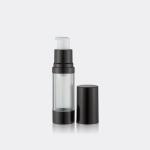 Round Airless Lotion Pump Bottles For Personal Care , Mini Foundation Bottle