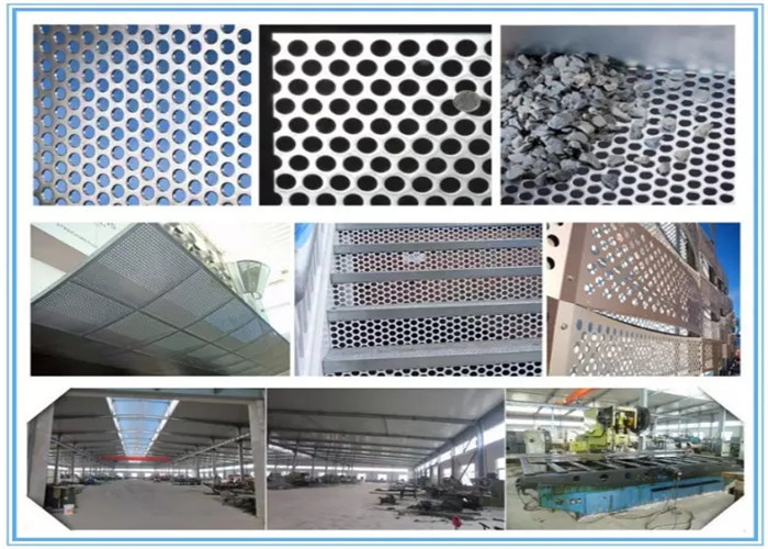 Round / Square / Diamond Expanded Perforated Metal Mesh , Punching Hole Mesh