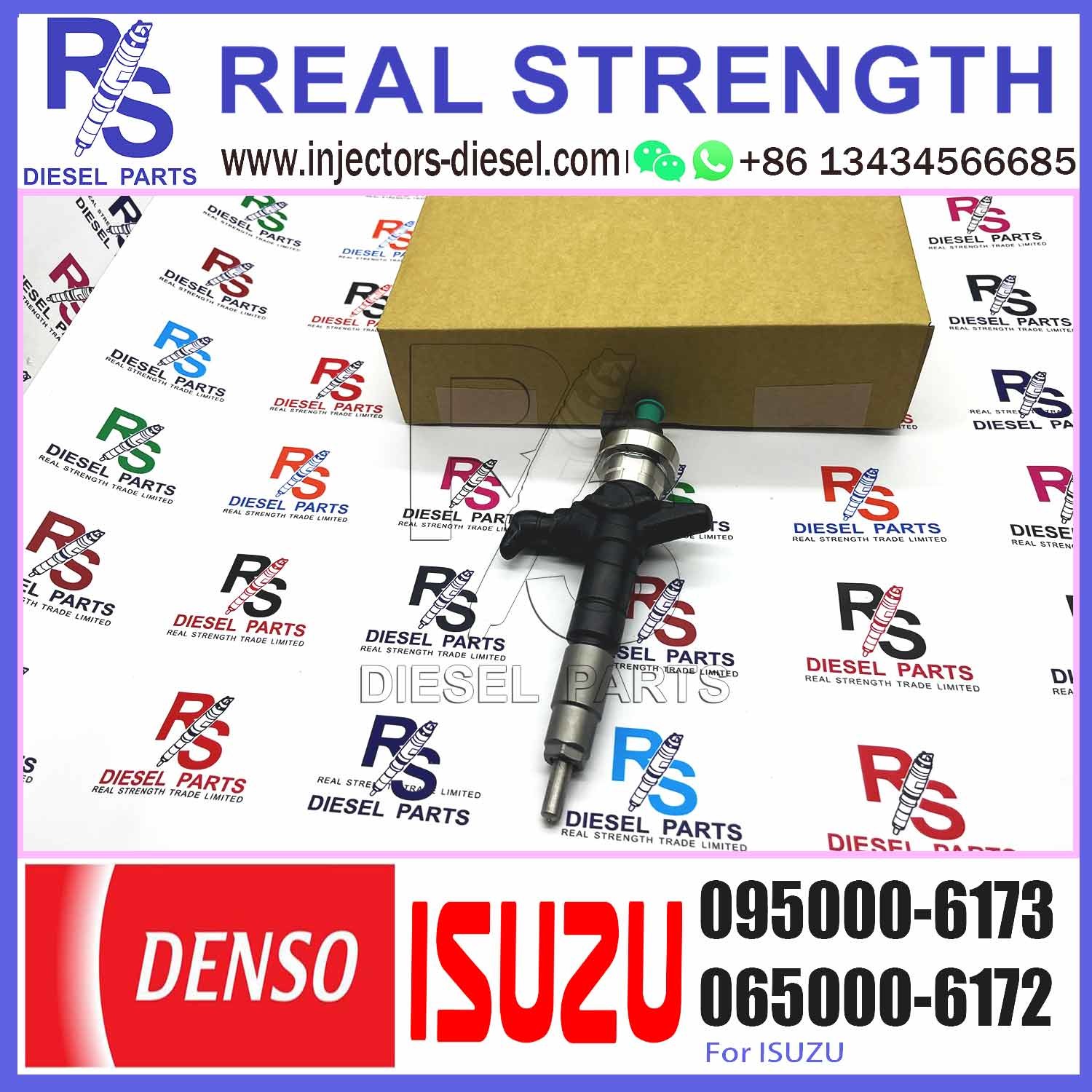 High quality fuel injector Common rail injector for Isuzu D-Max/Rodeo 4JK1 8-98055863-2 095000-6173 095000 6172 095000-6