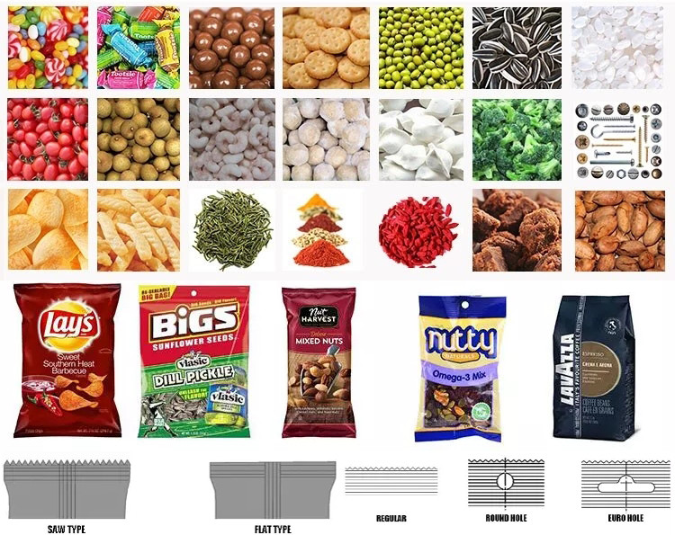 Gummy Bear Candy 60 Bags / Min Nuts Packing Machine