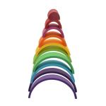 Soft Non PVC Baby Stacking Toy Food Grade Silicone Sensory Blocks