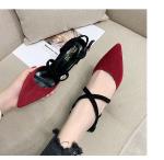 ZM038 A857-5 Summer 2020 New Cross Strap Ladies High Heel Sandals Cat Heel Women