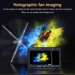 1800 Brightness Holographic Proj 3D Hologram Fan Christmas for Hotel Cover Hotel