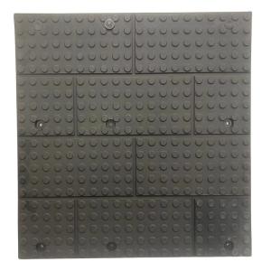 Wholesale Floor Large Black Rubber Mat Embedded With 4mm Steel Plate from china suppliers