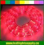 ultra thin 2 wire flexible arm red led light rope christmas lights