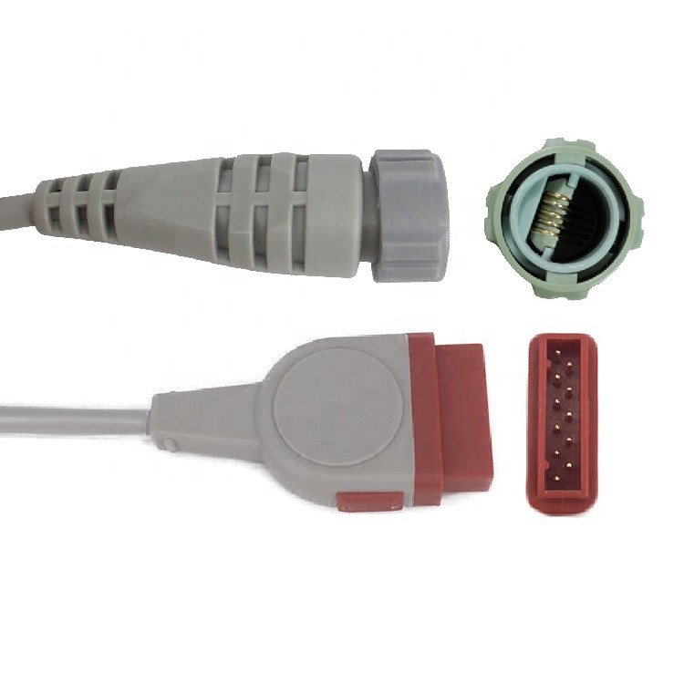 GE IBP cable compatible for Marquette 11 Pin to Argon transducer