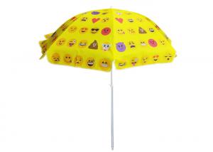 Wholesale Compact Big Promotional Yellow Beach Umbrella , Personalized Beach Umbrella from china suppliers