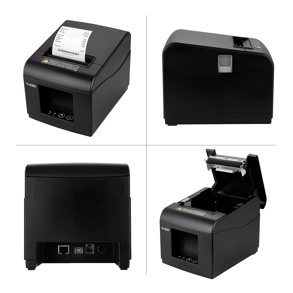 Highly Reliable 80mm Receipt Printer Usb / Lan / Rs232 / Bluetooth / Wifi Interface Machine
