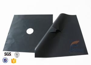 Wholesale PTFE Coated Fiberglass Fabric Gas Stove Burner Liners 10.6” X 10.6” 4 PCS from china suppliers