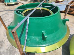 Wholesale Mn18cr2 CH430 Cone Crusher Bowl Liner , Feed Cone Mining Crusher Wear Parts from china suppliers