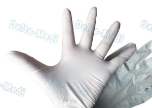 Wholesale Durable Disposable Surgical Gloves , White Color Latex Examination Gloves from china suppliers