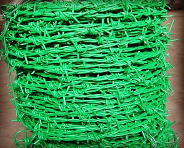 High Quality PVC Coated Double Twisted Barbed Wire BWG12 for Pasturage Boundary