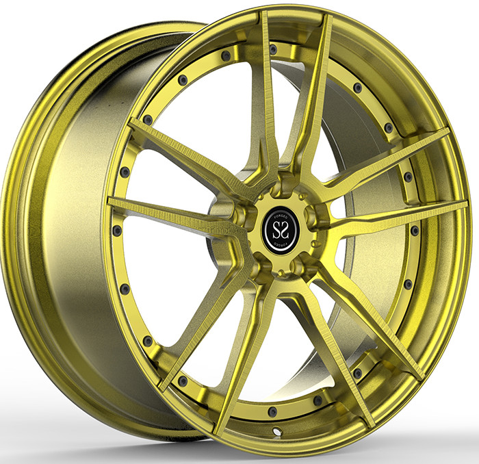 22 Inch 5*120 2 Piece Forged Deep Concave Forged Wheels For Luxury Cars