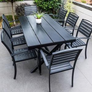Wholesale Modern Cafe Shop Garden Waterproof Sillas De Comedor Metal Armrest Cast Aluminium Chairs Indoor Outdoor Patio Furniture from china suppliers