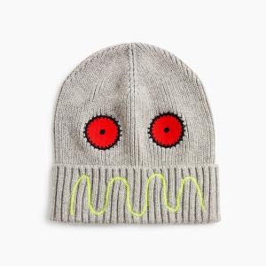 Wholesale BOY'S 65/30/5 cotton/nylon/merino wool KNITTED BEANIE HAT WITH EMBROIDERY from china suppliers