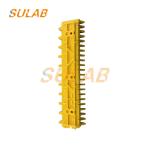 Yellow Plastic Step Demarcation Strip Escalator Spare Parts SCS 319900 319901