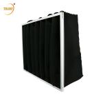 70% Black Carbon Activated Bag Air Filters For HVAC System