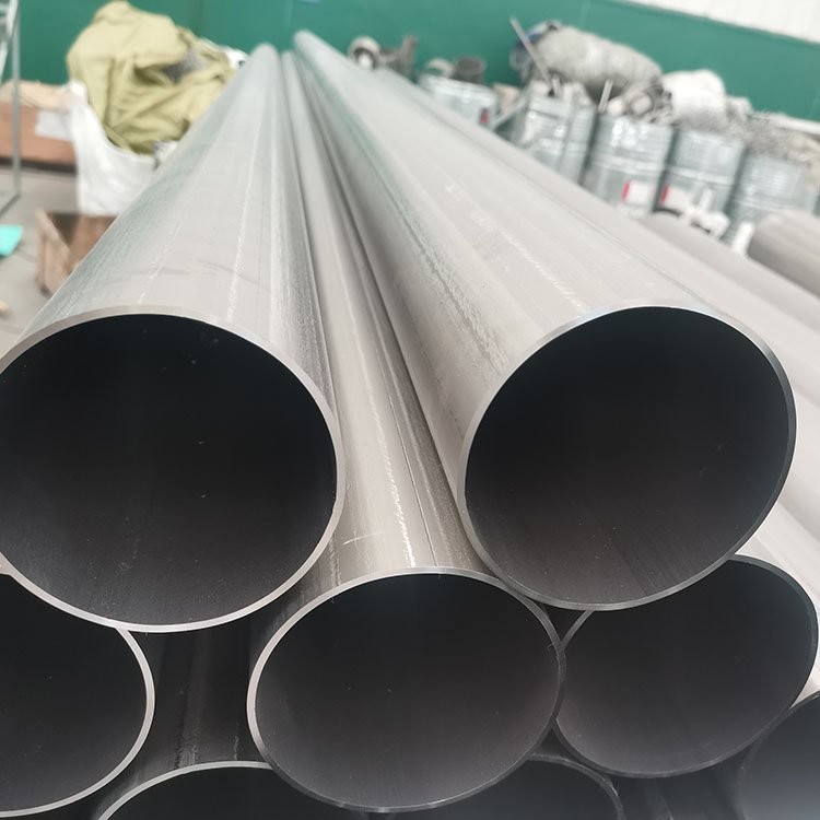 Supplier large diameter Pure Titanium GR2 8" 6000mm Titanium Welded Pipe For Industrial