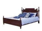 Rubber Wood made bedroom furniture in Special design Modern Headboard with wood