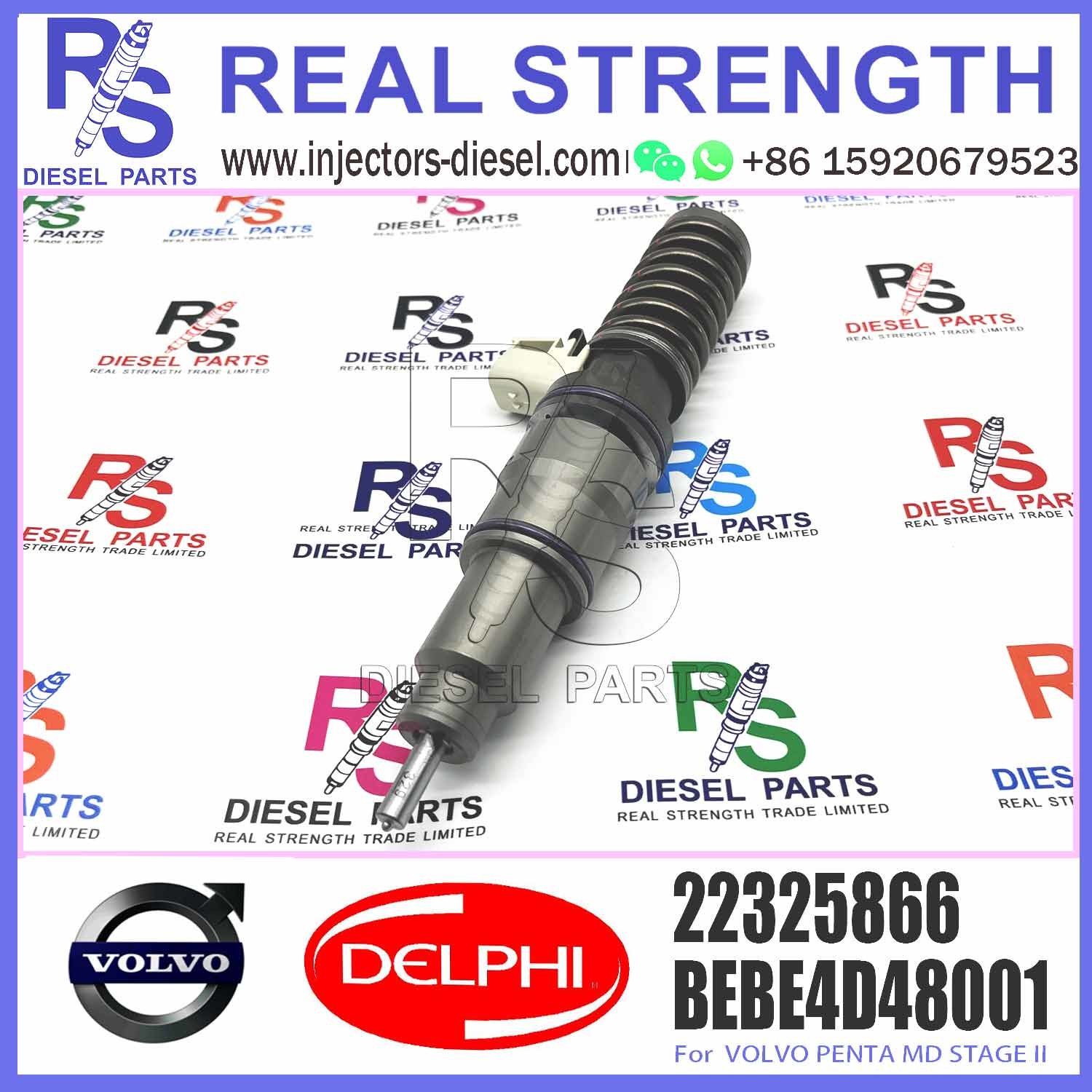 New Diesel Fuel Injector 22325866 BEBE4D48001 PENTA MD11 22325866 for V-O-L-V 22340648 3801144