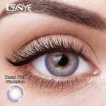 Natural Color Contact Lenses Gold Coffee / Grey / Brown / Pink For Fair Skin