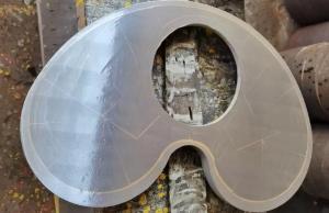 Wholesale Hydraulic Concrete Pump Spare Parts Spectacle Wear Plate High Performance from china suppliers