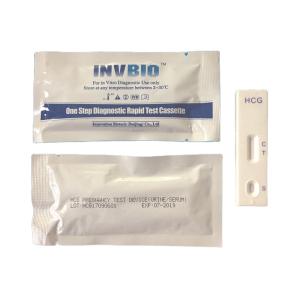 Wholesale Medical IVD Hcg One Step Pregnancy Test Card from china suppliers