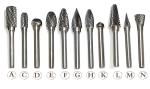 Solid Carbide Burr Tungsten Carbide Rotary Burrs Wear Resistant