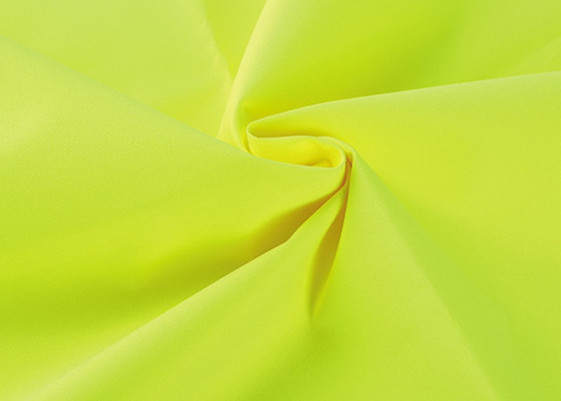 Anti Pill 100% Polyester Fluorescent Material Warp Knitting