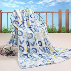 Wholesale All Season Printed Coral Custom Fleece Blankets , 100% Polyester Blanket for Adults from china suppliers