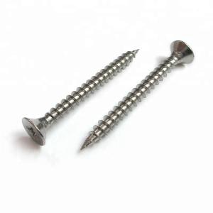 Wholesale DIN7982 Flat Head Pozi Drive Cross Recess AISI 410 Stainless Steel Self Tapping Screws from china suppliers