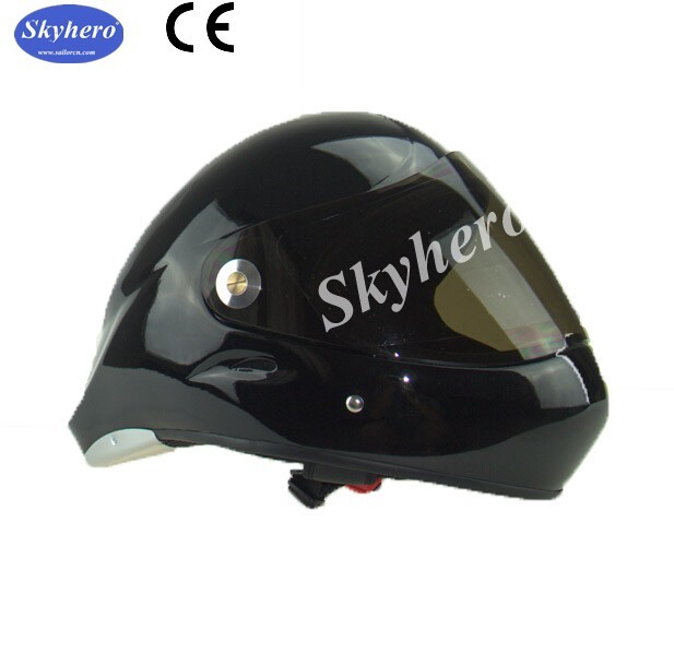Skate boarding helmet full face CE Full face paragliding helmet red colour Long board helmet