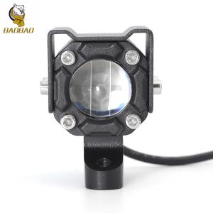 Wholesale Black Design White Yellow Beam Motorcycle Front Spotlight LED Driving Light from china suppliers