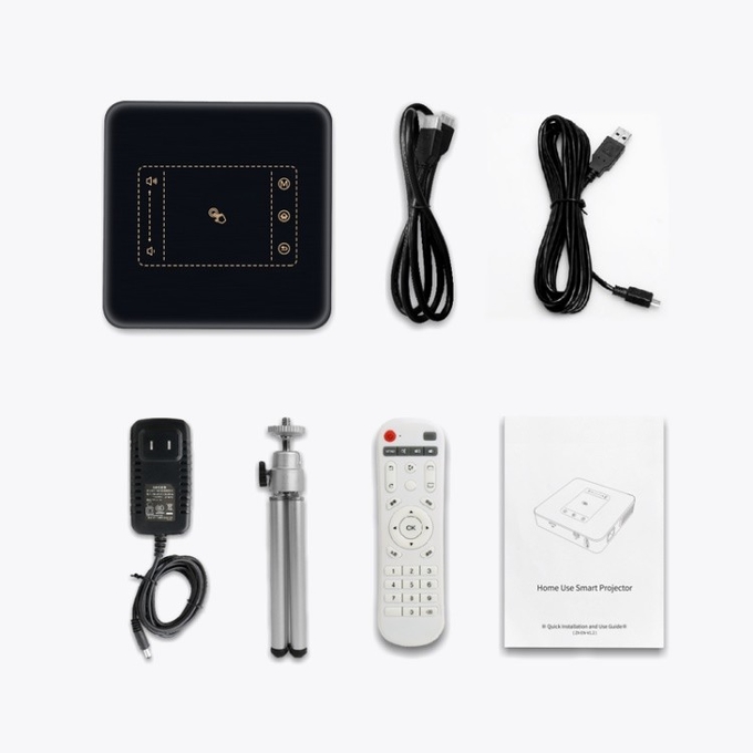Smart Mini Beamer Home Theater Projectors FHD 4K DLP Android With Touch Pad