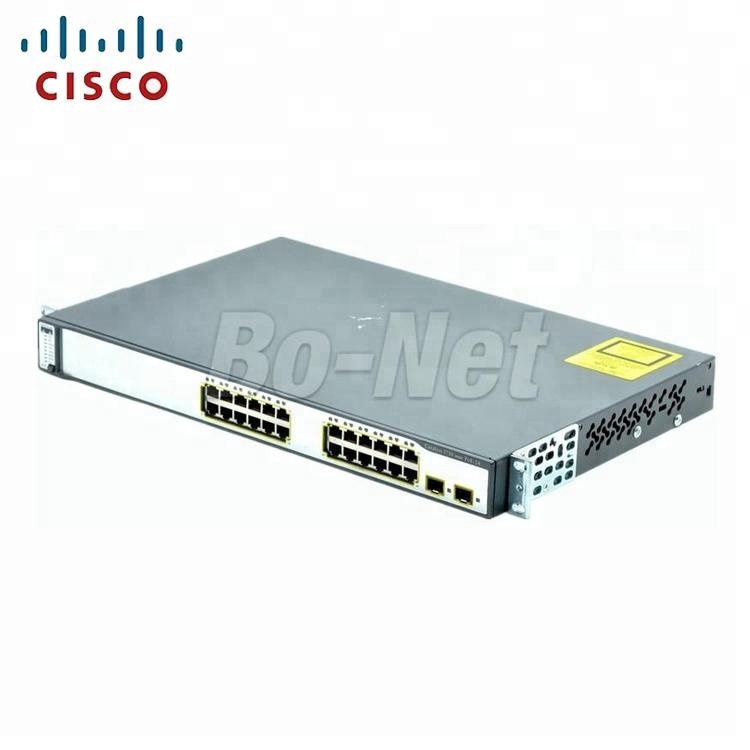 Cisco WS-C3750-24PS-S 24port 10/100M Switch Managed Network Switch C3750 Series Original New