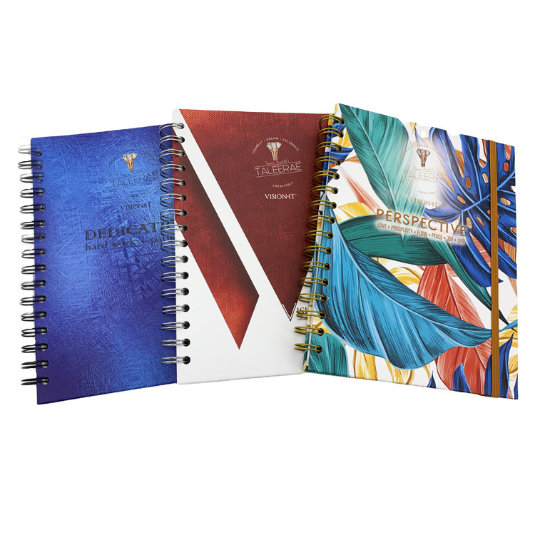 Custom 200gsm Spiral Diary Printing 8.5 Inchx11 Inch Printed Diaries And Journals