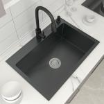Square Single Bowl Stainless Steel Kitchen Sinks Vegetable Washing