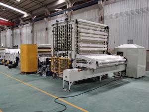 Wholesale Toilet Roll Kitchen Towel Rewinding Embossing Machine 350M/Min from china suppliers